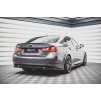 Maxton Design středový spoiler pod zadní nárazník s žebrováním pro Lexus GS MK4 /F-Sport, černý lesklý plast ABS