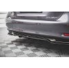 Maxton Design středový spoiler pod zadní nárazník s žebrováním pro Lexus GS MK4 /F-Sport, černý lesklý plast ABS