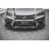 Maxton Design spoiler pod přední nárazník ver.2 pro Lexus GS MK4 /F-Sport, černý lesklý plast ABS