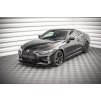 Maxton Design spoiler pod přední nárazník ver.4 pro BMW řada 4 G22/M-Pack, černý lesklý plast ABS