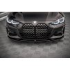Maxton Design spoiler pod přední nárazník ver.3 pro BMW řada 4 G22/M-Pack, černý lesklý plast ABS