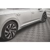 Maxton Design difuzory pod boční prahy pro Volkswagen Arteon R-Line Facelift, černý lesklý plast ABS