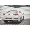 Maxton Design vložka zadního nárazníku pro Volkswagen Arteon R-Line Facelift, černý lesklý plast ABS