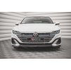 Maxton Design spoiler pod přední nárazník ver.3 pro Volkswagen Arteon R-Line Facelift, černý lesklý plast ABS