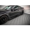 Maxton Design difuzory pod boční prahy pro BMW M4 G82, černý lesklý plast ABS