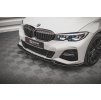 Maxton Design spoiler pod přední nárazník ver.4 pro BMW řada 3 G20 M-Pack, G21 M-Pack, černý lesklý plast ABS