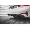 Maxton Design vložka zadního nárazníku pro BMW řada 3 G20, G21, černý lesklý plast ABS