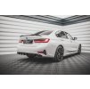 Maxton Design vložka zadního nárazníku pro BMW řada 3 G20, G21, černý lesklý plast ABS