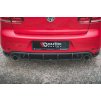 Maxton Design "Racing durability" zadní difuzor ver.2 pro Volkswagen Golf GTI Mk6, plast ABS bez povrchové úpravy, s černou a červenou linkou