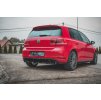 Maxton Design "Racing durability" zadní difuzor ver.2 pro Volkswagen Golf GTI Mk6, plast ABS bez povrchové úpravy, s černou a červenou linkou