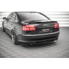 Maxton Design středový spoiler pod zadní nárazník pro Audi S8 D3, černý lesklý plast ABS
