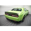 Maxton Design středový spoiler pod zadní nárazník pro Dodge Challenger MK3 SRT Hellcat Widebody, černý lesklý plast ABS