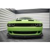 Maxton Design spoiler pod přední nárazník pro Dodge Challenger MK3 SRT Demon, černý lesklý plast ABS