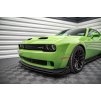 Maxton Design spoiler pod přední nárazník pro Dodge Challenger MK3 SRT Demon, černý lesklý plast ABS