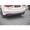 Maxton Design středový spoiler pod zadní nárazník s žebrováním pro Mercedes GLS X167 /AMG- Line, černý lesklý plast ABS