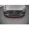 Maxton Design spoiler pod přední nárazník ver.2 pro Hyundai i30 N MK3 Facelift, černý lesklý plast ABS