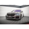 Maxton Design spoiler pod přední nárazník pro BMW řada 7 G11 Facelift M-Pack, černý lesklý plast ABS