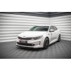 Maxton Design spoiler pod přední nárazník pro Kia Optima MK4, carbon-Look