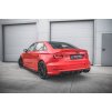 Maxton Design vložka zadního nárazníku pro Audi S3 8V, černý lesklý plast ABS