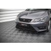 Maxton Design spoiler pod přední nárazník ver.2 pro Seat Leon FR Mk3, černý lesklý plast ABS