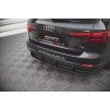 Maxton Design "Street Pro" difuzor zadního nárazníku pro Audi A4 B9, plast ABS bez povrchové úpravy, s červenou linkou