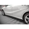 Maxton Design difuzory pod boční prahy pro Mercedes třída A W176/Standard, černý lesklý plast ABS
