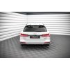 Maxton Design vložka zadního nárazníku pro Audi S6 C8, černý lesklý plast ABS