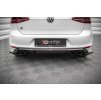 Maxton Design boční difuzory pod zadní nárazník ver.4 pro Volkswagen Golf R Mk7, černý lesklý plast ABS