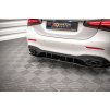Maxton Design středový spoiler pod zadní nárazník s žebrováním v.1 pro Mercedes třída A W177 A35 AMG, carbon-Look