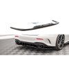 Maxton Design středový spoiler pod zadní nárazník s žebrováním v.1 pro Mercedes třída A W177 A35 AMG, carbon-Look