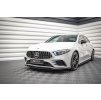Maxton Design spoiler pod přední nárazník ver.5 pro Mercedes třída A W177 A35 AMG, černý lesklý plast ABS