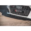 Maxton Design spoiler pod přední nárazník pro Audi S5 F5 FL, černý lesklý plast ABS