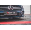 Maxton Design spoiler pod přední nárazník ver.1 pro Mercedes třída A W177 A35 AMG, černý lesklý plast ABS
