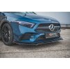 Maxton Design spoiler pod přední nárazník ver.2 pro Mercedes třída A W177 A35 AMG Aero, černý lesklý plast ABS