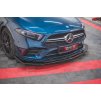 Maxton Design spoiler pod přední nárazník ver.3 pro Mercedes třída A W177 A35 AMG Aero, černý lesklý plast ABS