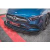 Maxton Design spoiler pod přední nárazník ver.3 pro Mercedes třída A W177 A35 AMG Aero, černý lesklý plast ABS