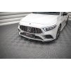 Maxton Design spoiler pod přední nárazník ver.4 pro Mercedes třída A W177 A35 AMG, černý lesklý plast ABS