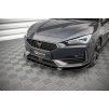 Maxton Design spoiler pod přední nárazník pro Cupra Leon Mk1, Mk1 Facelift, černý lesklý plast ABS