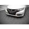 Maxton Design spoiler pod přední nárazník pro Honda Civic Mk9, carbon-Look