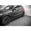 Maxton Design difuzory pod boční prahy pro BMW X5M G05, carbon-Look
