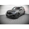 Maxton Design difuzory pod boční prahy pro BMW X5M G05, černý lesklý plast ABS