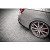 Maxton Design boční difuzory pod zadní nárazník ver.4 pro Škoda Octavia RS Mk4, černý lesklý plast ABS