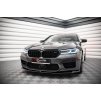 Maxton Design spoiler pod přední nárazník ver.3 pro BMW M5 F90 Facelift, černý lesklý plast ABS