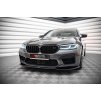 Maxton Design spoiler pod přední nárazník ver.2 pro BMW M5 F90 Facelift, černý lesklý plast ABS