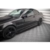 Maxton Design difuzory pod boční prahy ver.2 pro BMW řada 3 E46, černý lesklý plast ABS, Coupe M-Pack