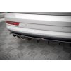Maxton Design středový spoiler pod zadní nárazník s žebrováním pro Audi Q3 8U Facelift S-Line, carbon-Look