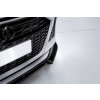 Maxton Design spoiler pod přední nárazník ver.1 pro Audi RS7 C8, černý lesklý plast ABS