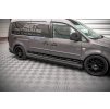 Maxton Design difuzory pod boční prahy pro Volkswagen Caddy Mk3 Facelift, carbon-Look