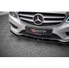 Maxton Design spoiler pod přední nárazník ver.2 pro Mercedes třída E W212 Facelift/AMG- Line/Sedan, černý lesklý plast ABS