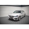 Maxton Design spoiler pod přední nárazník pro Mercedes třída E W212 FL/AMG- Line/Sedan, carbon-Look